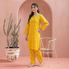 Yellow - Printed Co-Ord Set