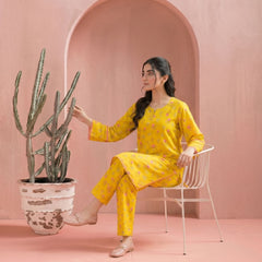 Yellow - Printed Co-Ord Set