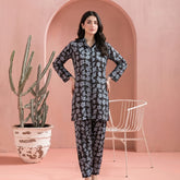 Grey & Black - Printed Co-Ord Set
