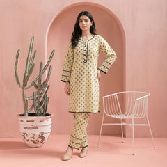 Beige - Printed Co-Ord Set