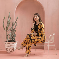 Skin & Black - Printed Co-Ord Set