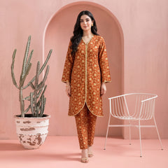 Orange  - Printed Co-Ord Set