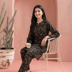 Black - Printed Co-Ord Set