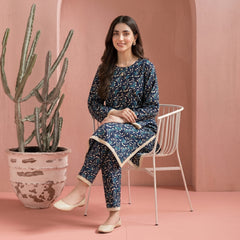 Blue  - Printed Co-Ord Set